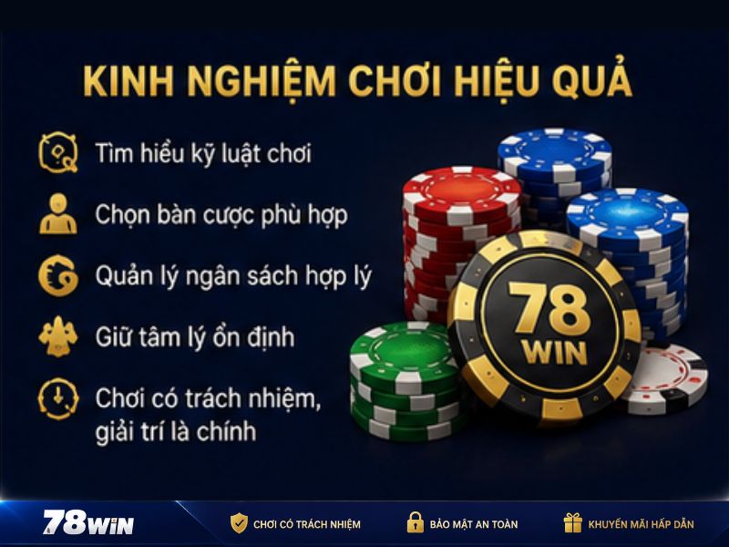 Kinh Nghiệm Chơi Baccarat 78Win