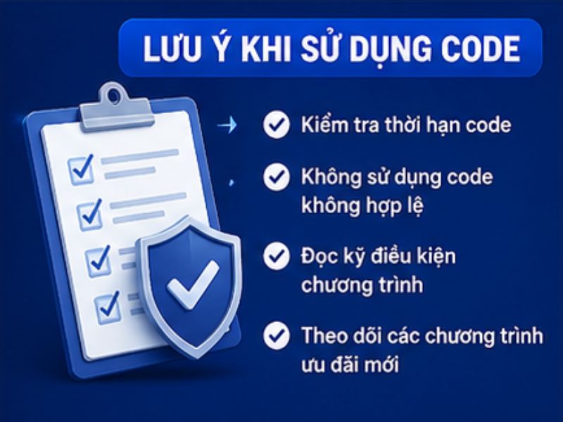 Lưu Ý Khi Sử Dụng Code 78WIN
