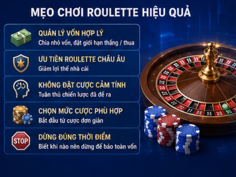 Mẹo Chơi Roulette 78WIN Hiệu Quả